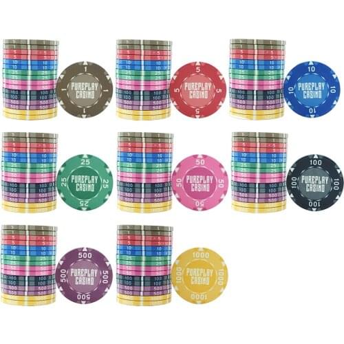 Hot Selling Custom Made Tournament Poker Chips Golf Factory