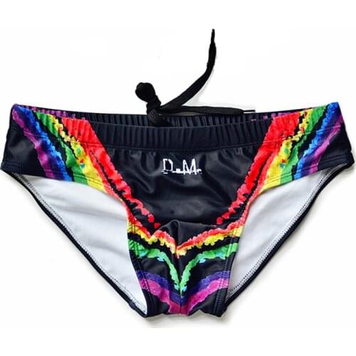 New fashion sexy men swimwear shorts 2021 summer men beach shorts men swim briefs trunk bikini men swimming pool party swimsuits