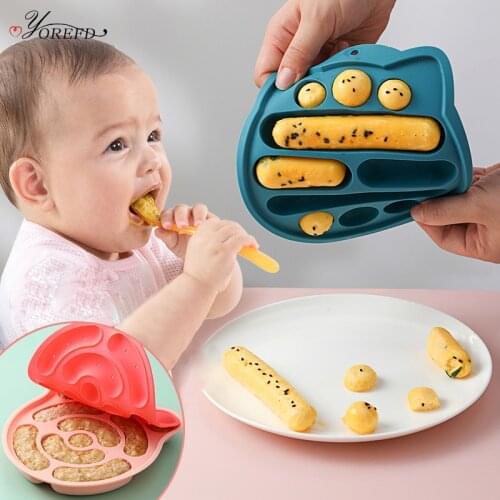 OYOREFD Cute Cartoon Sausage Mold Kitchen Heat Resistance Non-Stick Silicone Sausage Maker Family Party DIY Sausage Maker