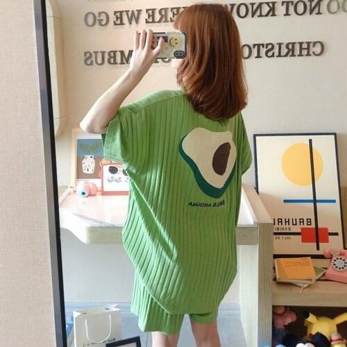 Roomwear Fleece Printed Cute Korean Pajamas Sleepwear Women Shorts Soft Pajamas Vetement De Nuit Femme Shortama Dames Roomwear