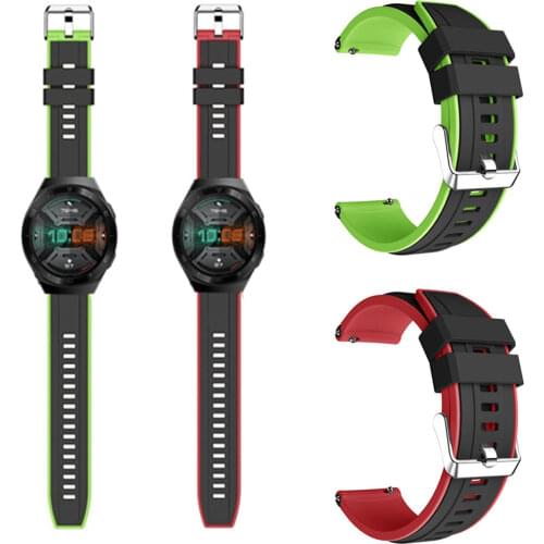 Strap For Huawei Watch GT2e 2E GT/GT2 46MM Active Smart Watch Band Silicone 22MM Bracelet Wrist Straps For Honor Magic 2 Correa
