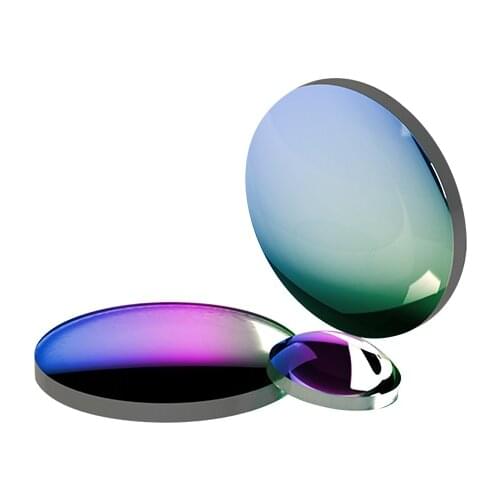 Convergence Lens of Optical Elemen Without Coating and Infrared (IR1) Broadband Antireflection Coating on CaF2 Planoconvex Lens