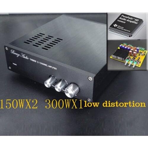 Finished TAS5630 300W+150Wx2 Hifi 2.1 Audio Stereo Digital Power Amplifier Board Subwoofer Class D Amplifier amp