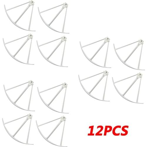 12PCS X5UW Propeller Protective Grard Spare Part for Syma X5UW X5UC RC Quadcopter Blade Protection Frame Accessory White Color