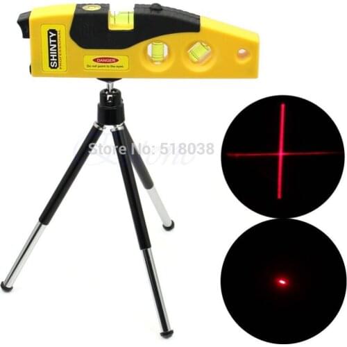 2017 160 degree Mini Line Laser Level Marker TD9B Laser Range with Adjustable Tripod