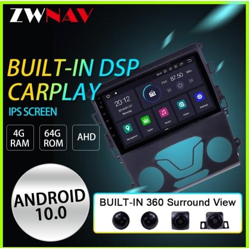 Android 10.0 PX6 Car GPS for Ford Fusion MONDEO Car Radio car Multimedia tape recorder bluetooth navigation 360 Surround View