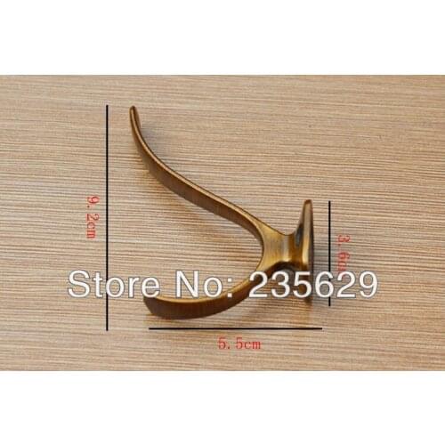 Free Shipping, copper alloy material clothes hook, Single Hooks types, Bathroom ,Kitchen and Wardrobe hook, anti-rust,fastness