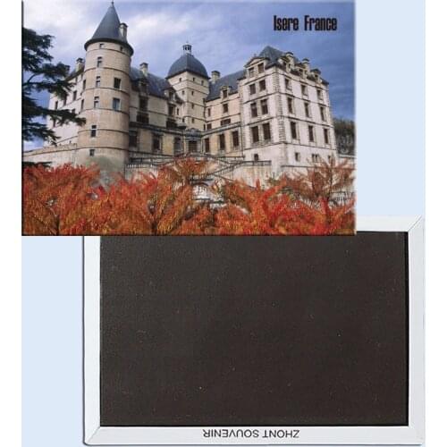 Chateau de Vizille, Isere, France, Refrigerator magnet, Tourist souvenirs, Home creative ornaments 24687