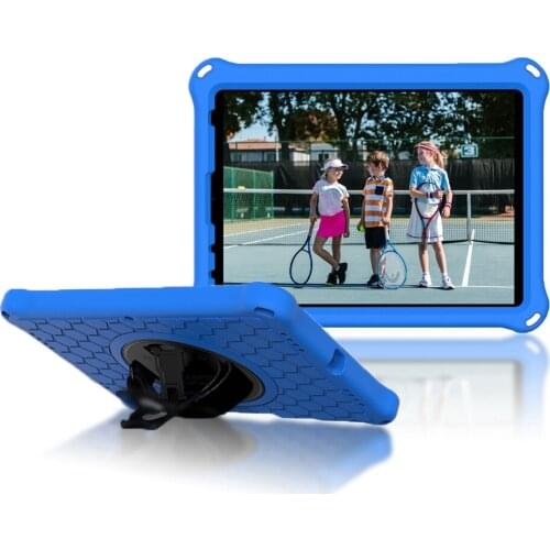 Case For iPad Pro 11 2021 2020 2018 Cover 360 Rotation Hand Strap & Kickstand EVA Tablets Coque for iPad Air 4 10.9 2020 Fundas