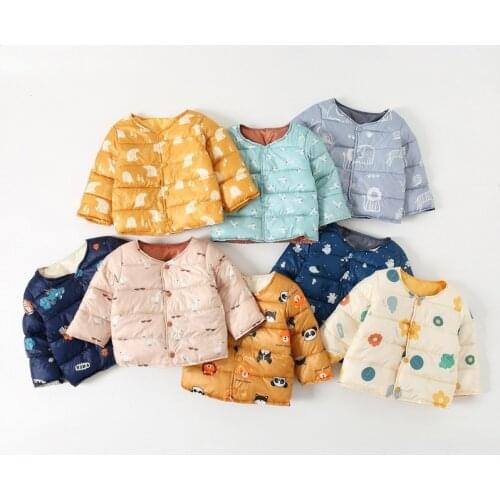 Baby Boys Girls Clothes Winter Coat Toddler Clothes New Childrens Down Jackets Kids Parkas Infant Coat 6M-4Y