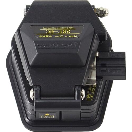 Cleaver New Fiber SKL-6C Cable Cutting Knife FTTH Fiber Optic Knife Tools Cutter High Precision Fiber Cleavers 16 Surface Blade