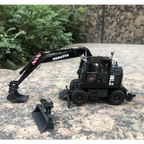 Collectible Diecast Model Gift Komatsu PW148-10 Wheel Excavator Construction Engineer Vehicle Toy for Decoration UH8149