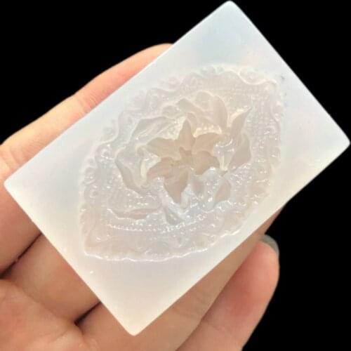 5Pcs Flower Silicone Jewelry Resin Mold Kit Flower Floral Mold Art Crafts Tools