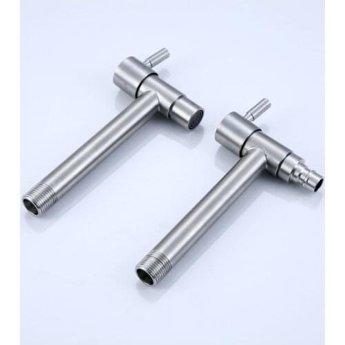 Wall Mounted Lengthen Washing Machine Tap Mop Pool Tap Garden Outdoor Water Modern Kitchen Bathroom Faucet