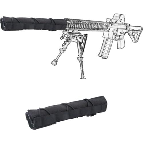 Nylon 8.66" 22cm Pistol Suppressor Mirage Heat Cover Shield Sleeve Muffler Holster Shooting Tactical Hunting Accessories