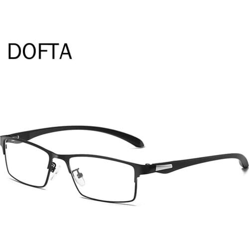 DOFTA Glasses For Computer Optical Glasses Frame Men Women Ultralight Square Prescription Eyeglasses Male Eyewear 5235