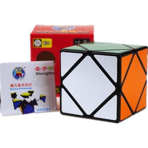 Shengshou Skew Cube 3x3 Magic Cube Strange-shape Magic Speed Cube Professional Puzzle Toys For Children Kids Gift Toy