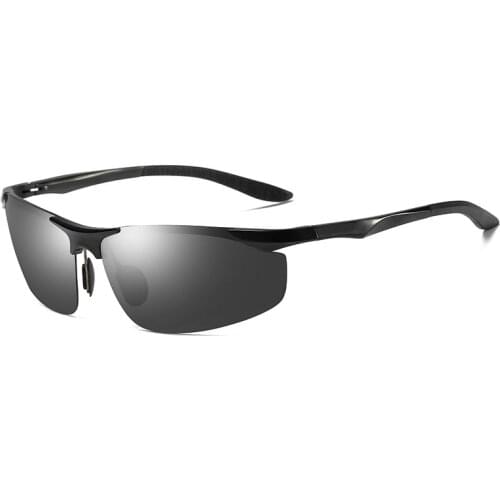 Classic Aviation Sunglasses Aluminum Magnesium Polarized Sunglass Men Driving Eyewear Outdoor Sports Glasses UV400 Shades Mirror