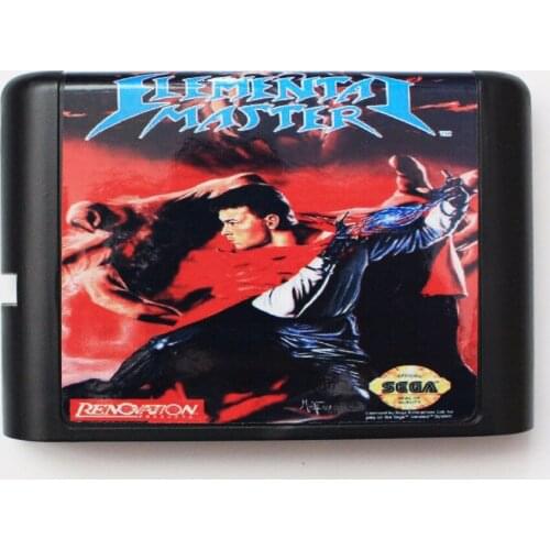 Elemental Master 16 bit MD Game Card For Sega Mega Drive For Genesis