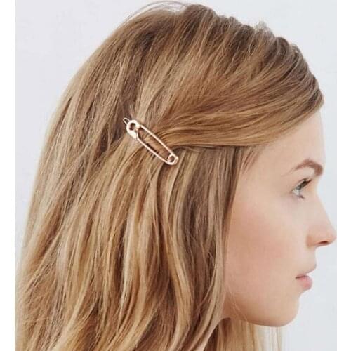 Ts339 Delicate and playful Affordable Promotion Big silver pin simple metal Nice gifts Frog clip Hair Accessories Hairpin