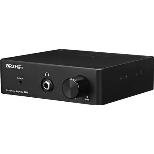 BRZHIFI 1969 Headphone Amplifier Pure Class A Headphone Amp HIFI Fever Desktop Earphone Power Amplifier For DIY Home Audio