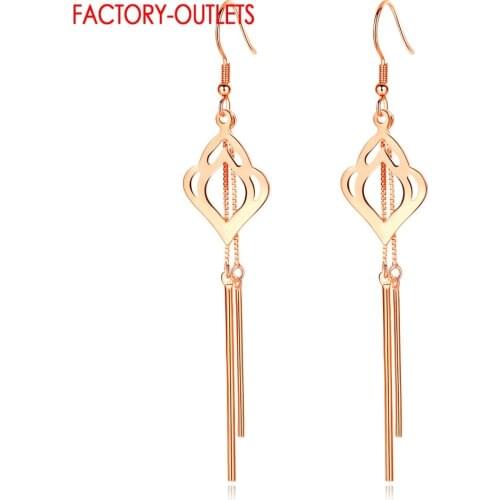 Korean New Fashion Original 925 Sterling Silver Earrings For Women Long Tassel Hanging Drop Earrings Modern Jewelry Gift