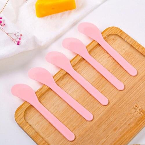 10Pcs Masque Spoon Convenient Waterproof Plastic Masque Spatula Scoop for Girl Makeup Tools & Accessories