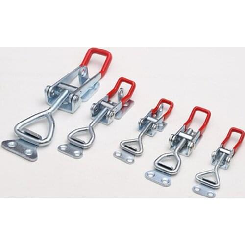 4pcs Galvanized Lron Spring Loaded Toggle Case Box Chest Trunk Latch Catches Hasp Durable Galvanized Lron Top Quality
