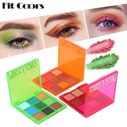9 Colors Pearlescent Eyeshadow Palette Beauty Glazed High Quality Professional Makeup Eye Shadows With Sparkles Korean Cosmetics