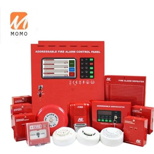 Addressable Fire alarm control system manufacturer connect smoke detector