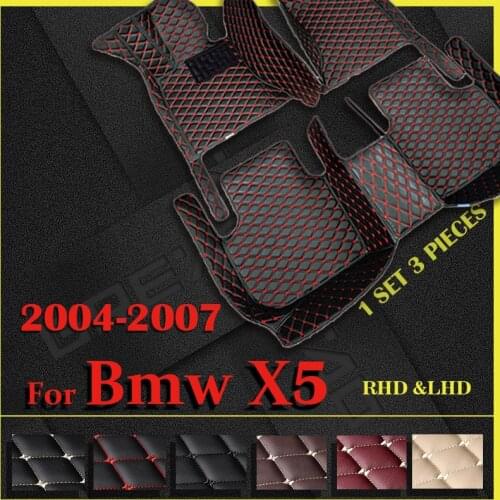 Car floor mats for BMW X5 E53 2004 2005 2006 2007 Custom auto foot Pads automobile carpet cover