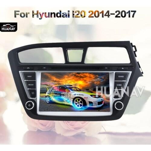 In dash Car DVD GPS navigation for HYUNDAI I20 Right hand 2014-2017 DVD Android 8.0/Android 7.1 2 din Car multimedia Radio