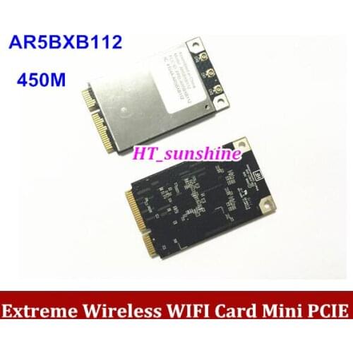 Free shipping high quality For Atheros Airport Extreme Wireless Mini PCIE 450M WIFI Card AR5BXB112