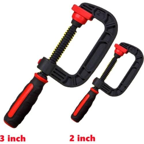 Quick release clamp plastic G wood clamp 2"3" c-clamp for wood working c clamps tools