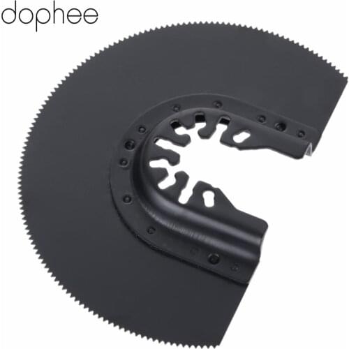 Dophee Oscillating Multi Tool Semi Circular HCS Segment Saw Blade For Cutting Wood Fit Fein Dremel Multifunction Power Tool 88mm