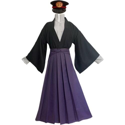 Anime Toilet-bound Hanako-kun Cosplay Costume Jibaku Shounen Hanako kun Kimono Women Men Cos Clothing for Halloween Customized