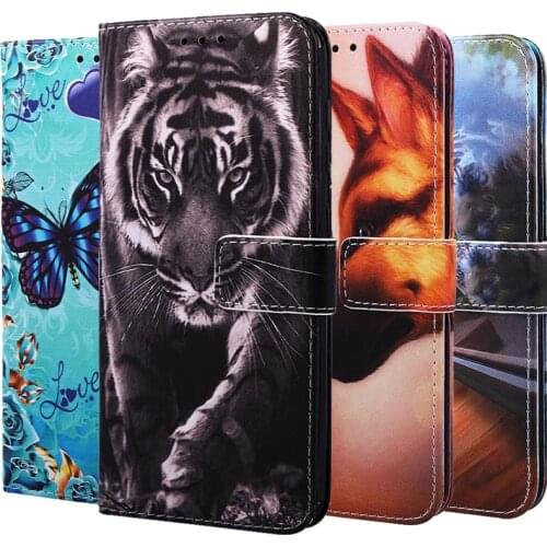 Cute Dog Flower Leather Wallet Case For Samsung Galaxy A02S A12 A32 A42 A52 A72 A11 A21S A51 A71 S20 FE S10 Plus A30S A50 Cover