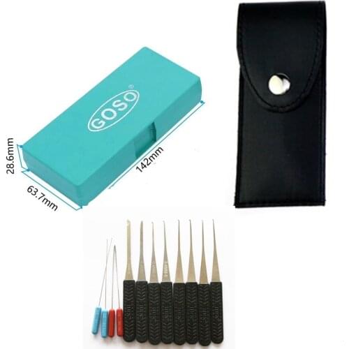 Goso Kaba LockPick Set Locksmith Tools with 12pcs/set lockpicking Tools and 12pcs Broben Extractor Picks