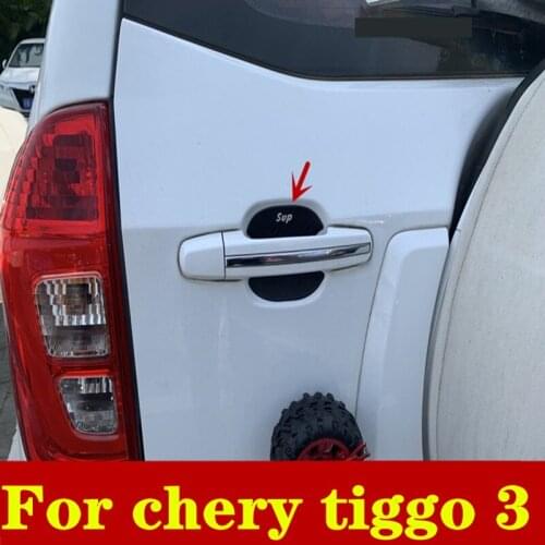 For chery tiggo 3 Car door bowl car door handle stickers anti-scratch modified handle protection decoration car Accessories