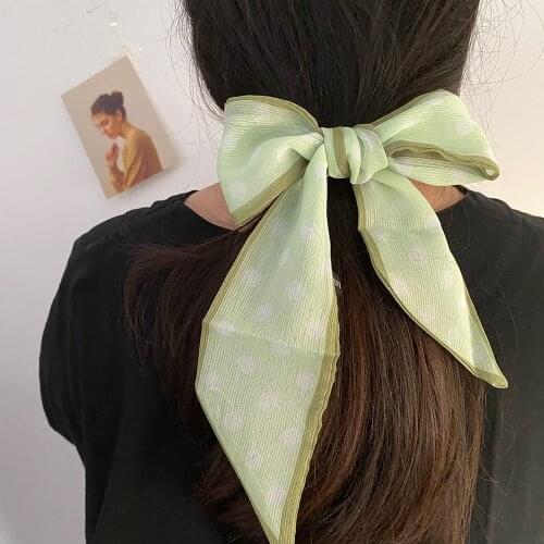 IFMIA New Women Girls Long Scarf Headband for Women Fashion Print Hair Band Hair Ties Bandana Head Neck Scarf Hair Accessories