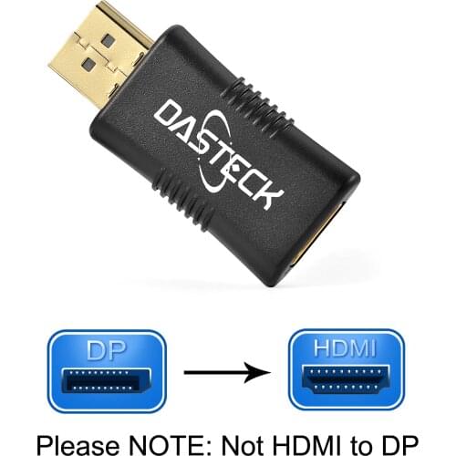 DP To HDMI-compatible Displayport Adapter Male To Female Cable Converter DisplayPort To Adapter For TV PC Projector