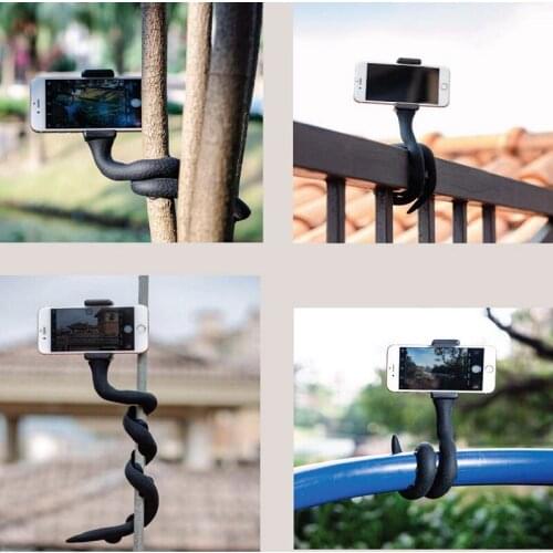 CimaPro RI-47 Travel Outdoor lazy Phone Holder Stand Bracket W Bluetooth Remote Control for iPhone Max Xs X 8 7 Plus Samsung S8
