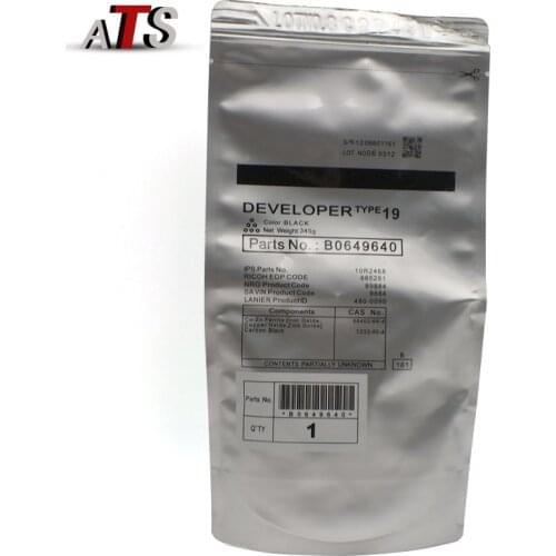 1PC 345g Black Developer Powder Type 19 For Ricoh Aficio AF 1015 1018 2015 2018 Compatible AF1015 AF1018 AF2015 AF2018