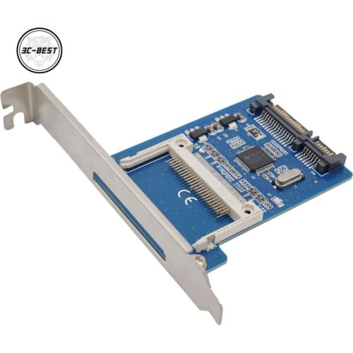 SATA Converter ATA Hot to Compact Flash CF Adapter w/ Low profile Bracket ADP00804