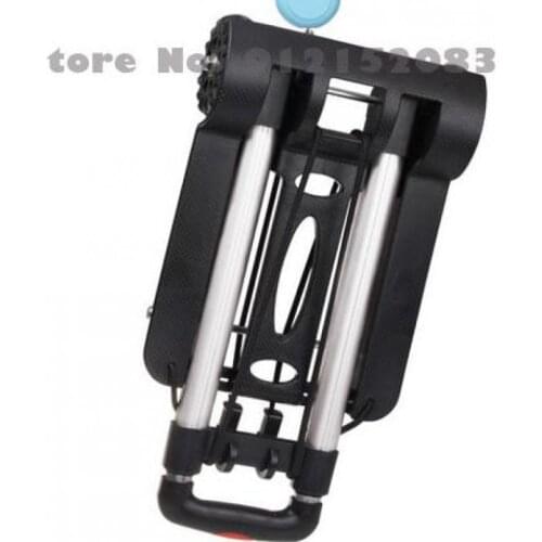 Folding Portable Trolley Shopping Trolley Pull Goods Trolley Trolley Luggage Trailer Household Light Grocery Shopping Cart Small