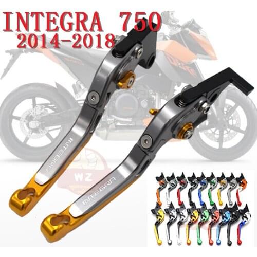 CNC Folding Extendable Motorcycle Brake Clutch Levers For honda Integra 750 DCT Integra750 2014-2018 2015 2016 2017