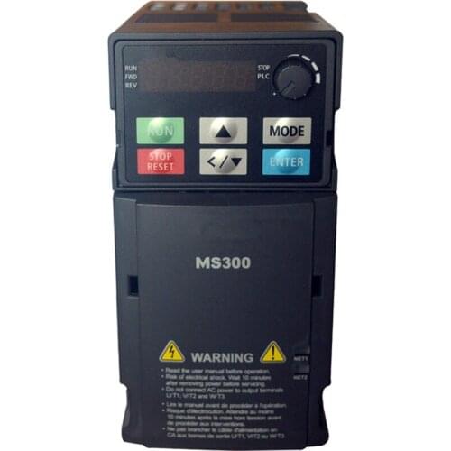 VFD4A8MS21ANSAA VFD Standard Compact Drive MS300 Series 750w 1HP 1 phase AC 200V-240VAC 3 phase output 0-599HZ replace VFD-M