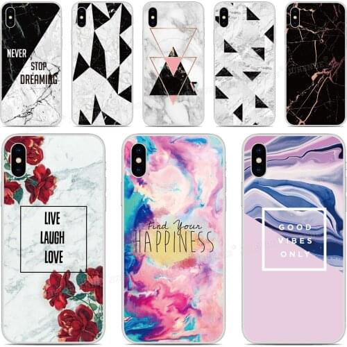 Black Marble Quote Soft TPU Phone Case For ZTE Blade A5 A7 2020 A3 L8 2019 Axon 10 Pro 5G V2020 V9 V10 Vita A7s 20 Smart Cover