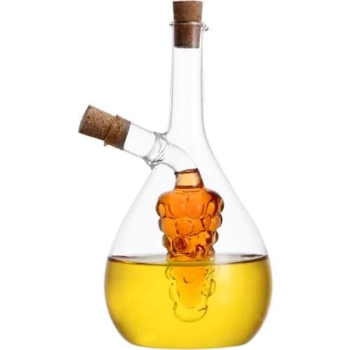1PC High temperature spice bottle Oil and vinegar galss bottle sauce glass jar sealed seasoning glass storage wine bottles X 010