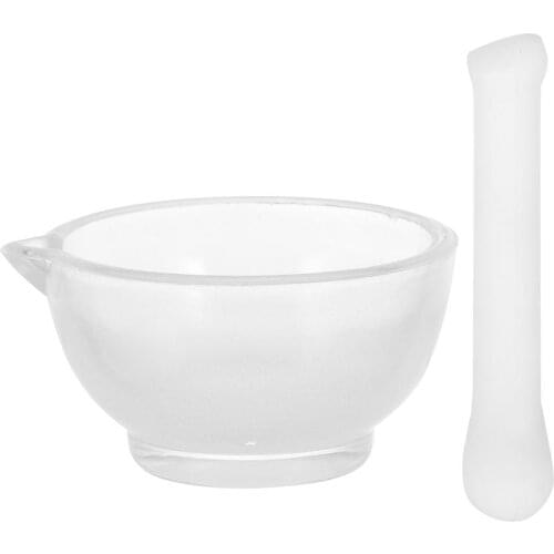 1 Set Portable Grinder Grind Bowl Pestle Mortar for Kitchen Medicine Laboratory